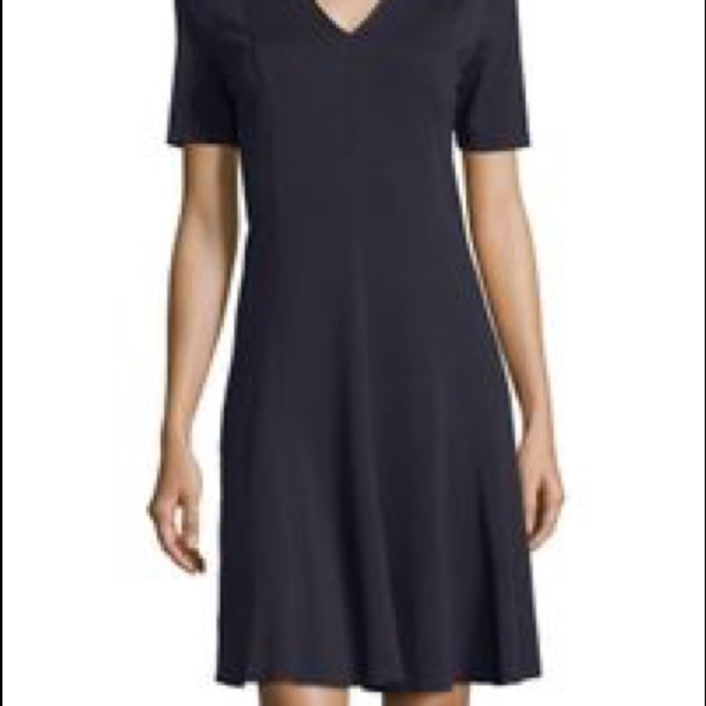 T Tahari work dress in navy
